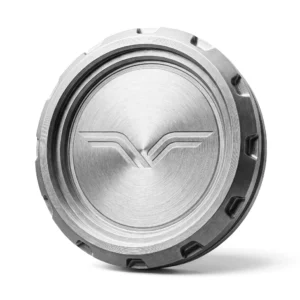 Sculpted Brushed
Metal Cap