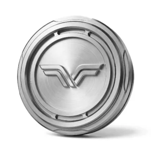 Layered Brushed
Metal Cap